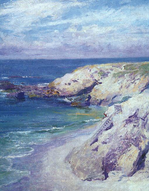 Guy Rose La Jolla Cove oil painting picture